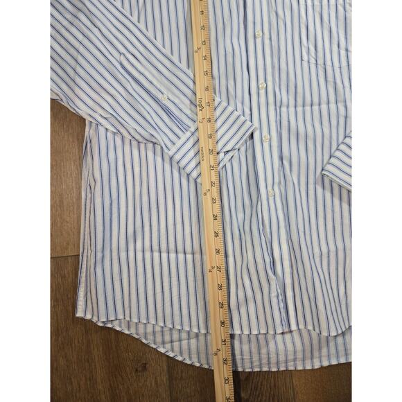 Donald J. Trump Signature Collection Men's Shirt 17 36/37 Striped Button-Up - Picture 5 of 7